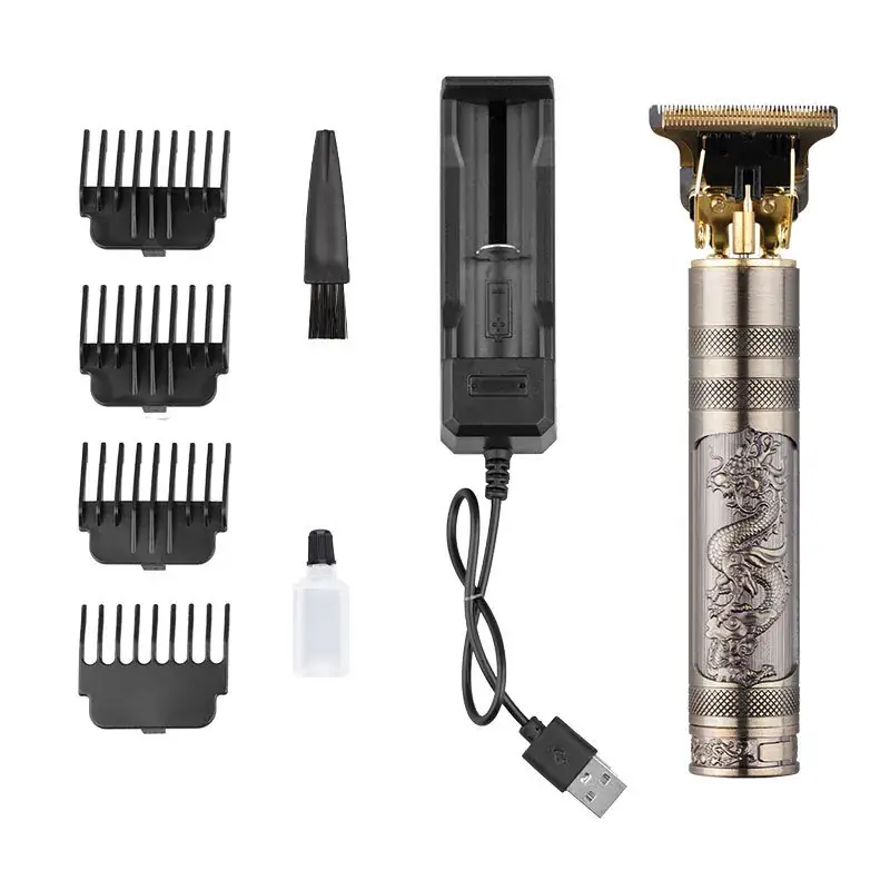T9 Oil Head Electric Hair Clipper Set with Combs - Image 4