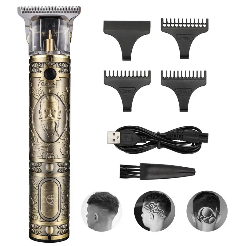T9 Oil Head Electric Hair Clipper Set with Combs - Image 6