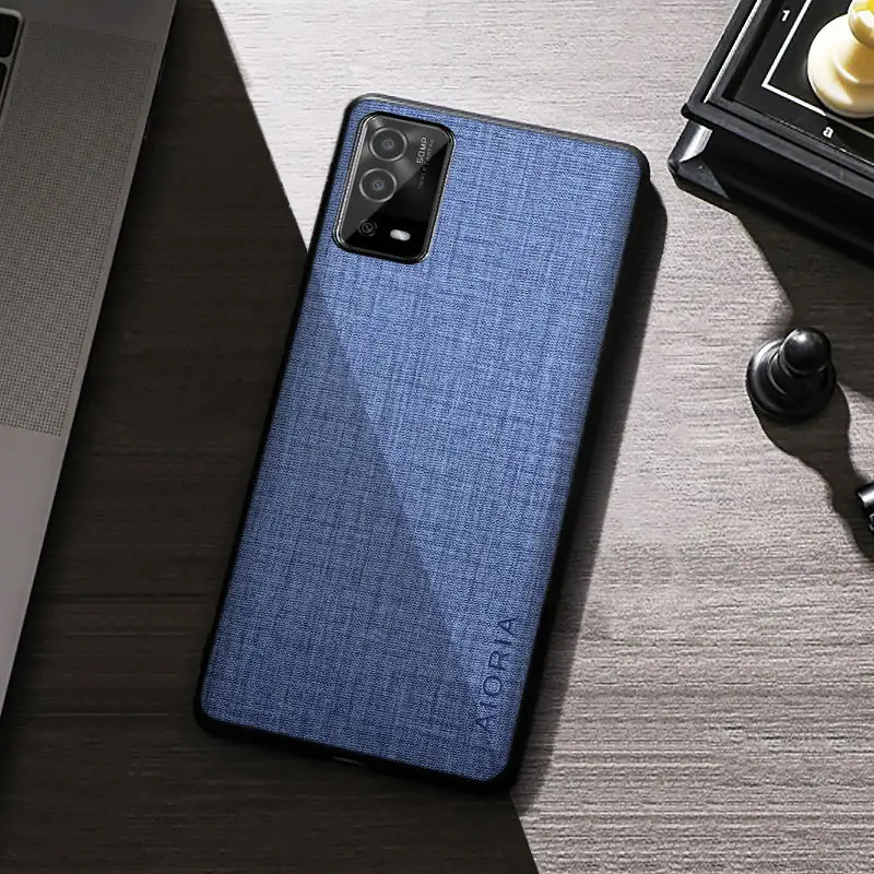 Oppo Phone Case Non-Slip Canvas Fabric Multi Color - Image 4
