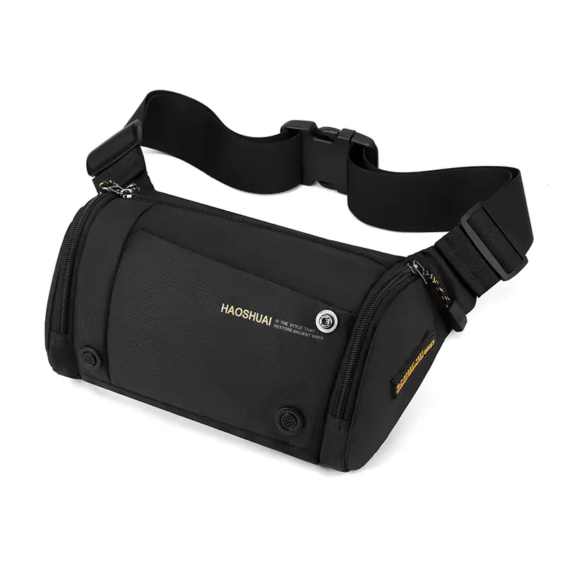 Men's Navy Blue Crossbody Chest Bag Large Capacity - Image 2