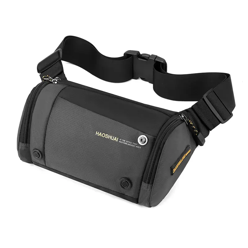 Men's Navy Blue Crossbody Chest Bag Large Capacity - Image 3