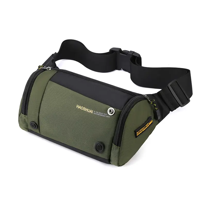 Men's Navy Blue Crossbody Chest Bag Large Capacity - Image 4