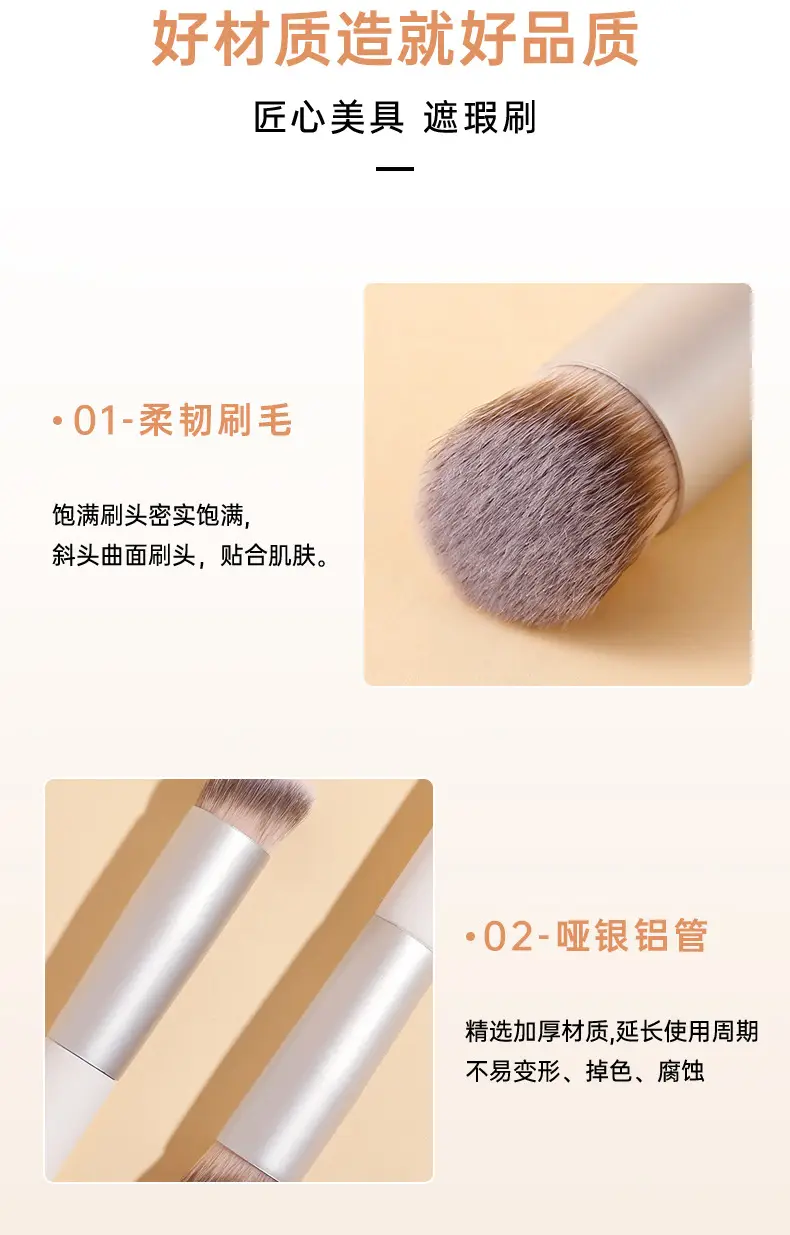 Nose Shadow Brush with Fiber Hair & Highlighting Function — feature 5