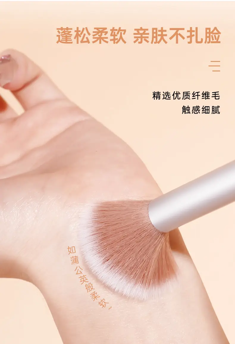Nose Shadow Brush with Fiber Hair & Highlighting Function — feature 8