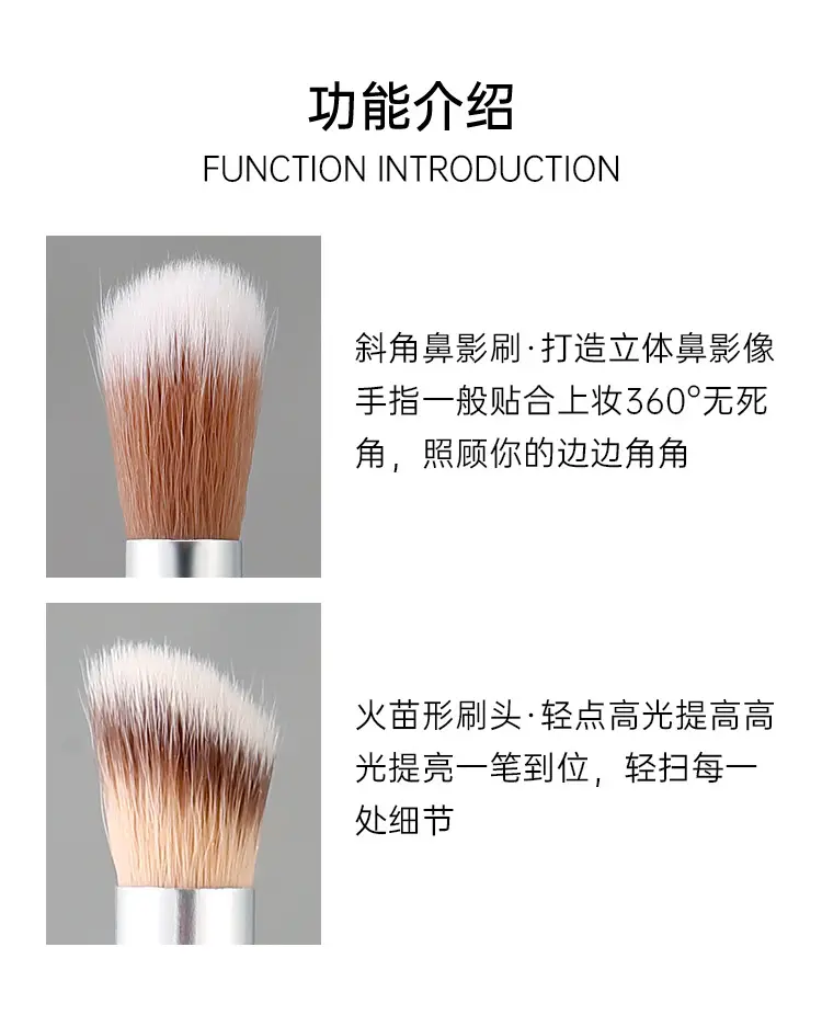 Nose Shadow Brush with Flame Light for Makeup — feature 6
