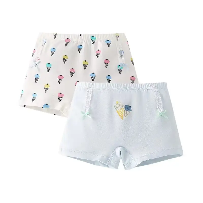 New Korean Girls Cotton Printed Box of 2 Underwear — feature 10