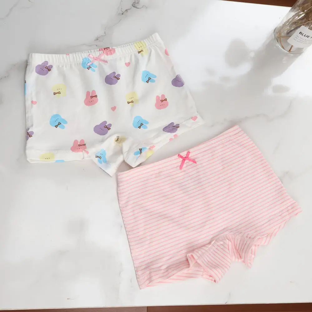 New Korean Girls Cotton Printed Box of 2 Underwear — feature 25