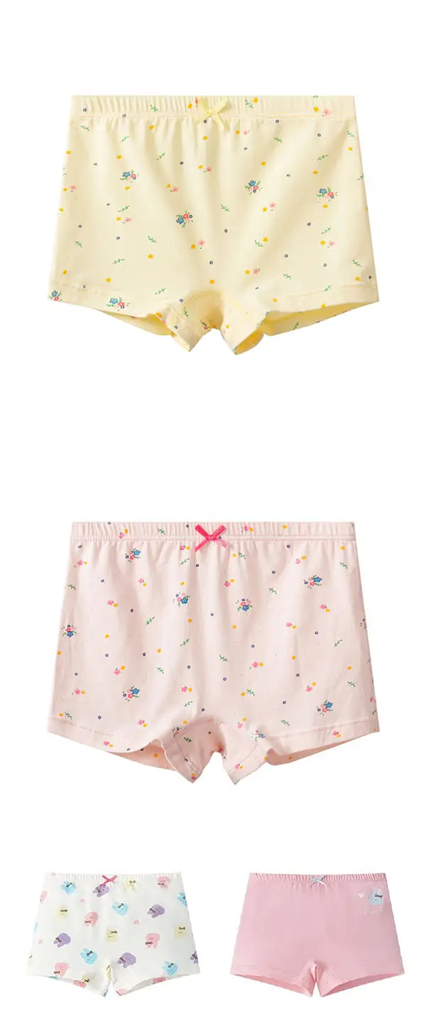 New Korean Girls Cotton Printed Box of 2 Underwear — feature 27