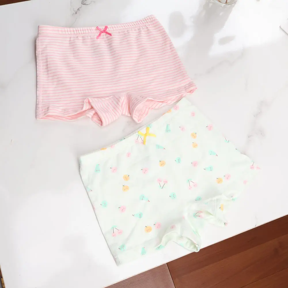 New Korean Girls Cotton Printed Box of 2 Underwear - Image 15