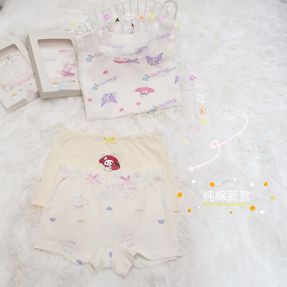 New Korean Girls Cotton Printed Box of 2 Underwear - Image 20