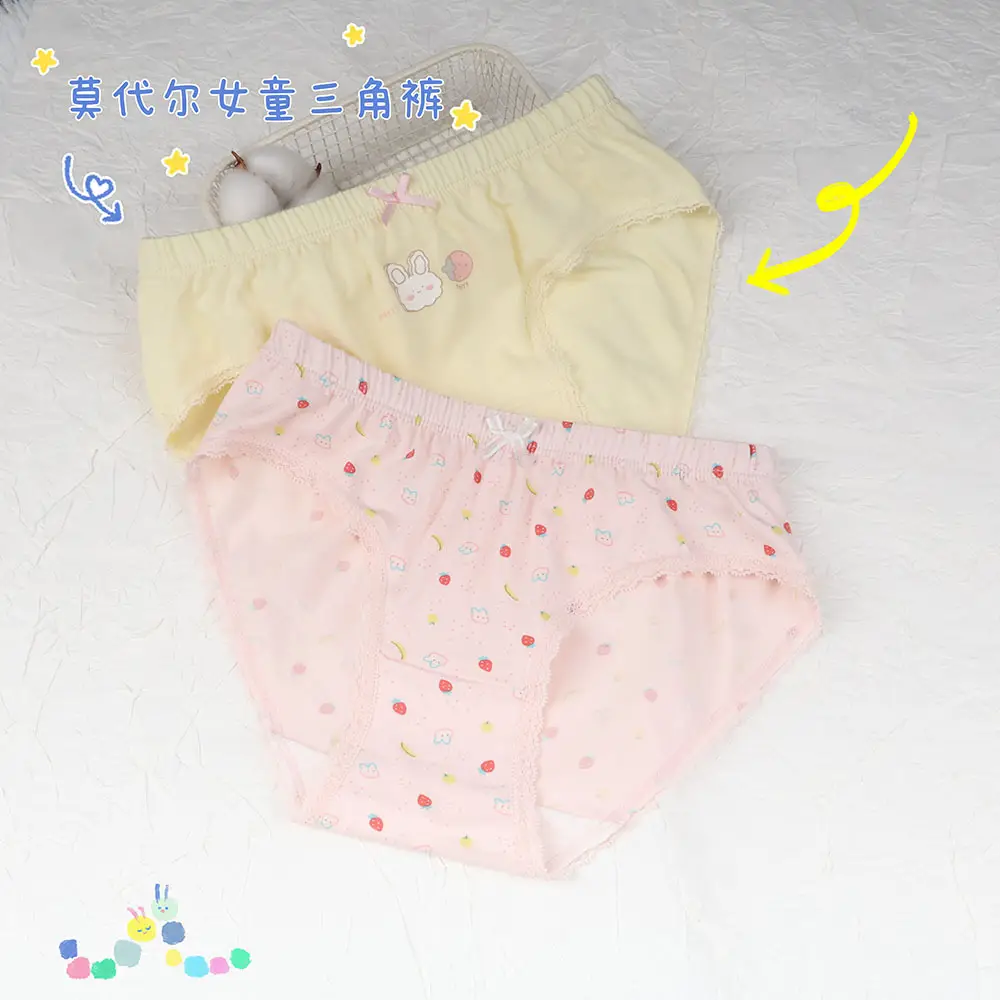 New Korean Girls Cotton Printed Box of 2 Underwear - Image 21