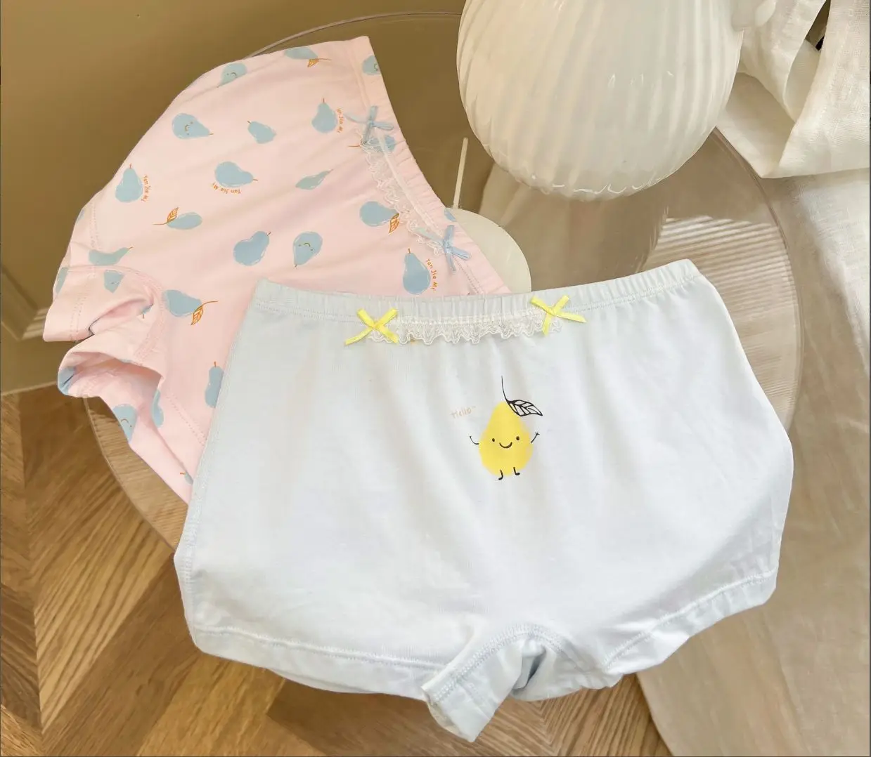 New Korean Girls Cotton Printed Box of 2 Underwear - Image 7