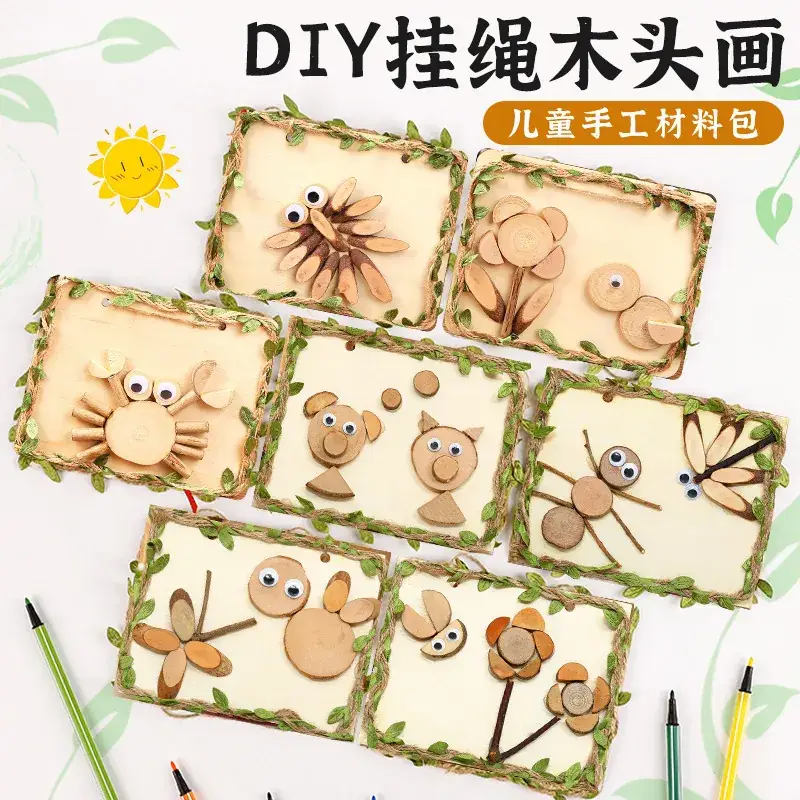 Kids DIY Wood Branch Painting Kit for Kindergarten - Image 8