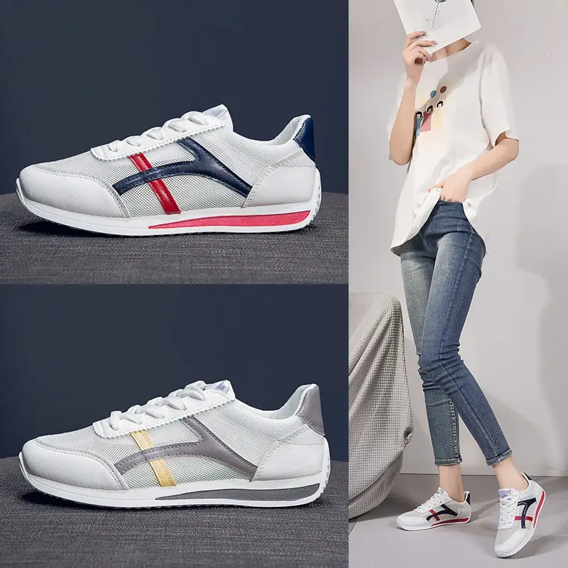 Women White Mesh Casual Shoes 2025 Summer - Image 6