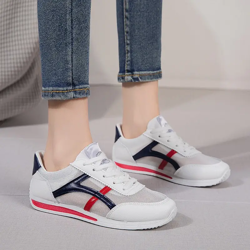 Women White Mesh Casual Shoes 2025 Summer - Image 7