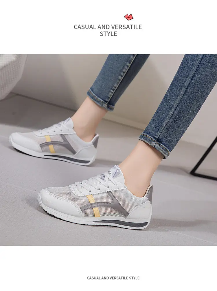 Women White Mesh Casual Shoes 2025 Summer — feature 11