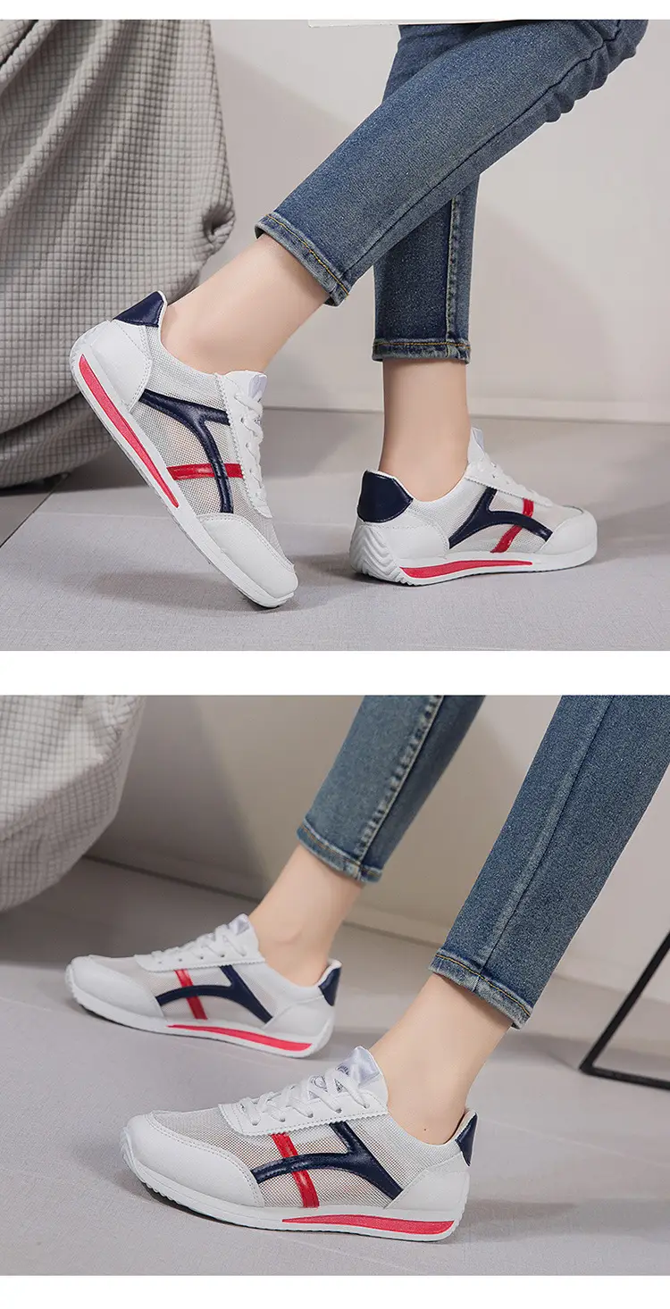 Women White Mesh Casual Shoes 2025 Summer — feature 16