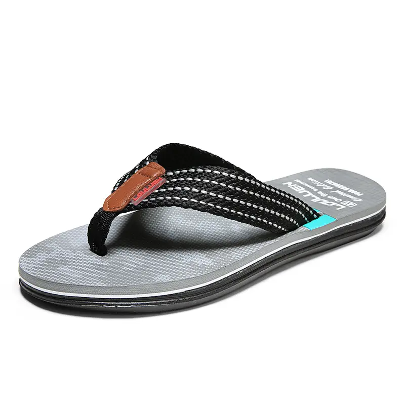 Men's 2022 Summer Cross-Body Sandals Black Blue