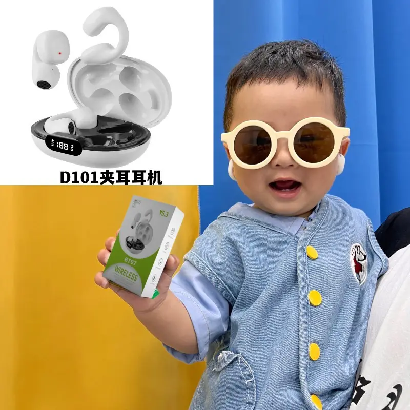 Wireless Bluetooth Headset with RGB Light & Charging Case — feature 7