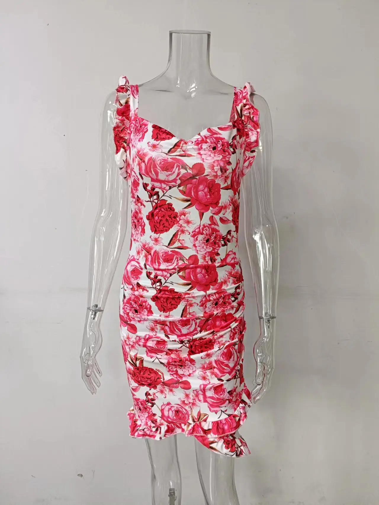 2026 Ruffled V-Neck Floral Dress for Women — feature 51