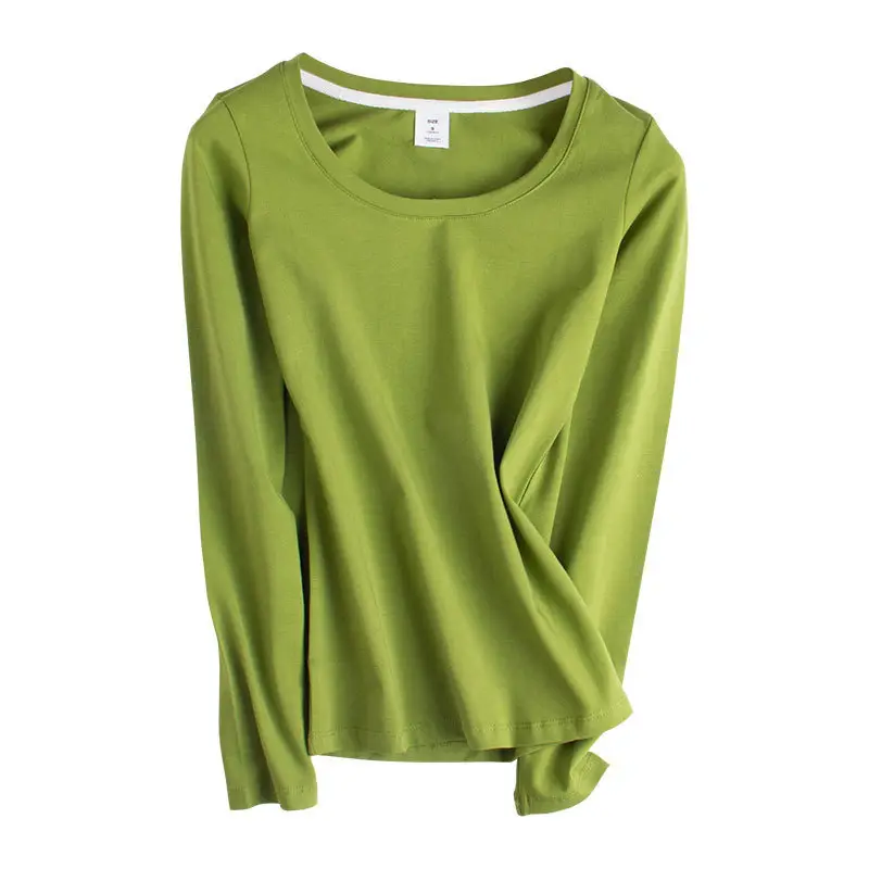 Women Long Sleeve White Top Slim Fit Korean Style - Image 7