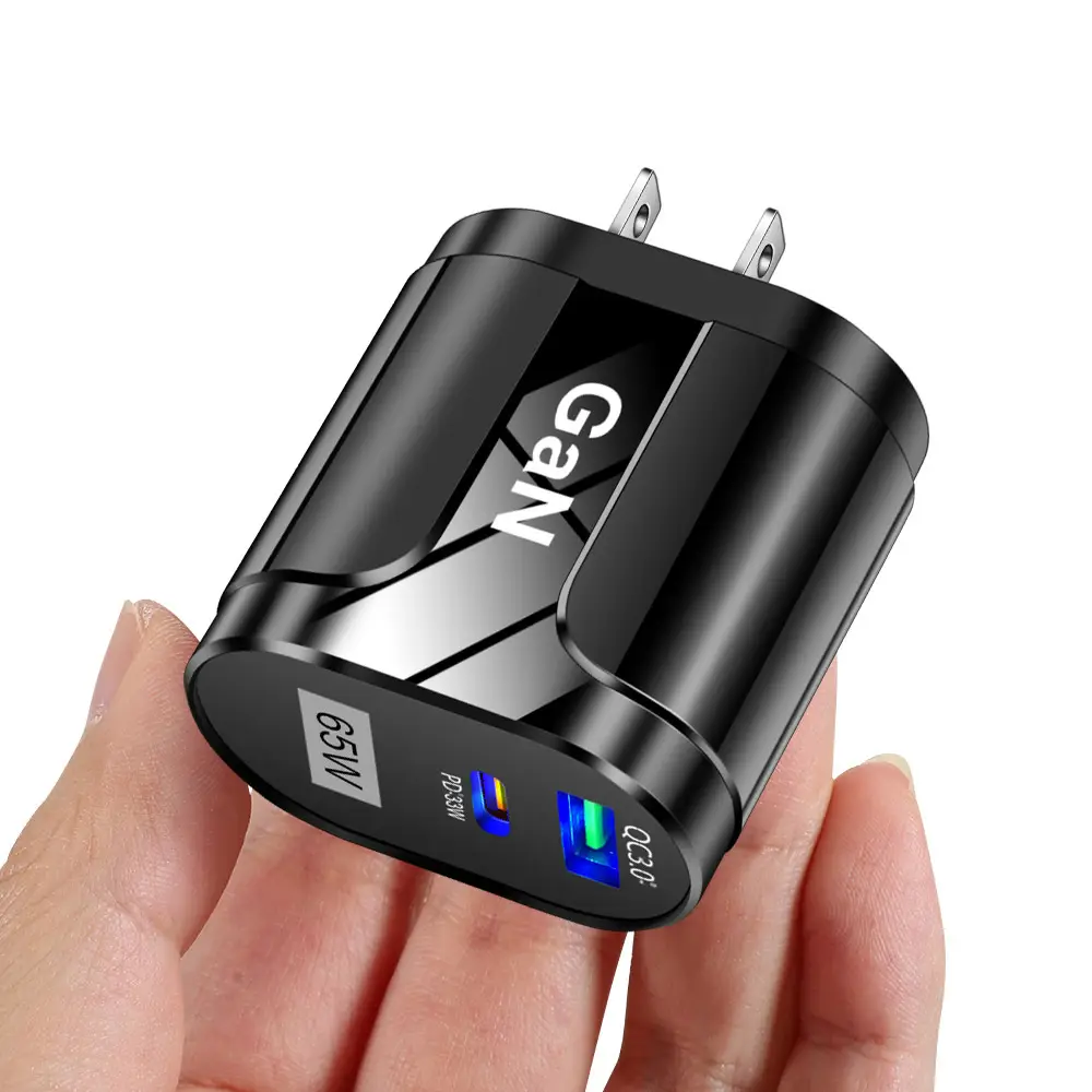 GaN 65W Mobile Phone Charger with USB-C & PD Ports - Image 5