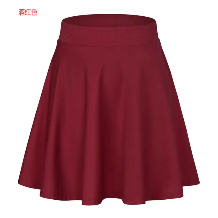 Black A-Line Skirt Women's Summer High Waist