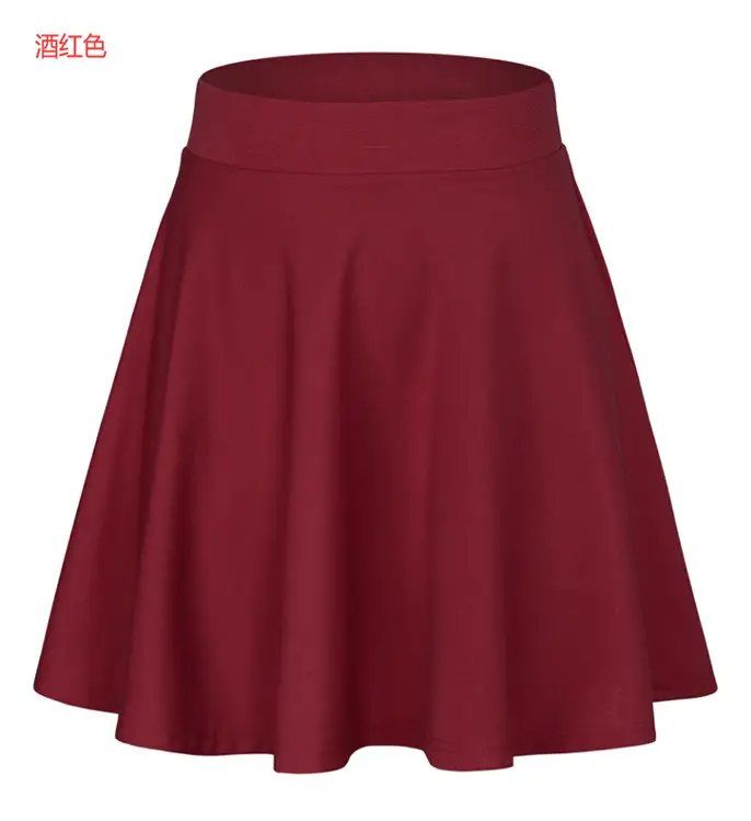 Black A-Line Skirt Women's Summer High Waist