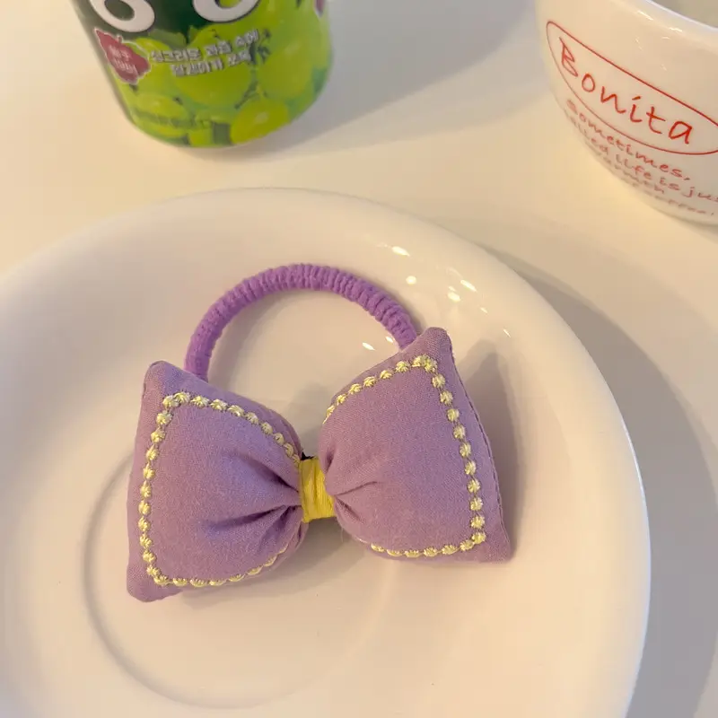 Cute Flower Plaid Hair Band for Girls Kids - Image 13