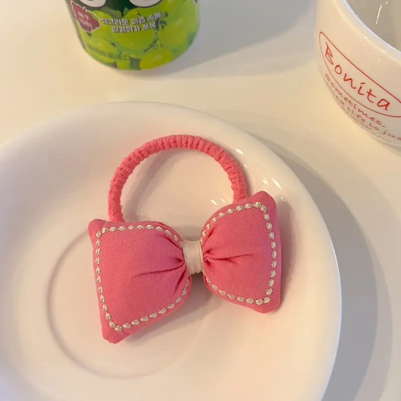 Cute Flower Plaid Hair Band for Girls Kids - Image 15