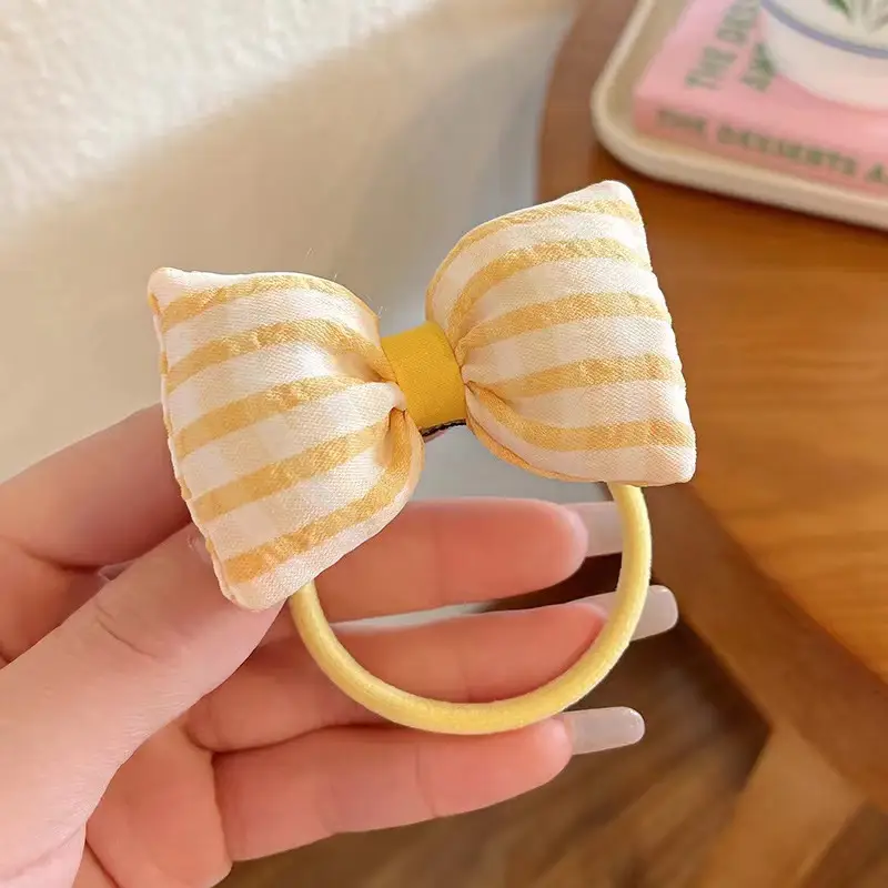 Cute Flower Plaid Hair Band for Girls Kids - Image 22