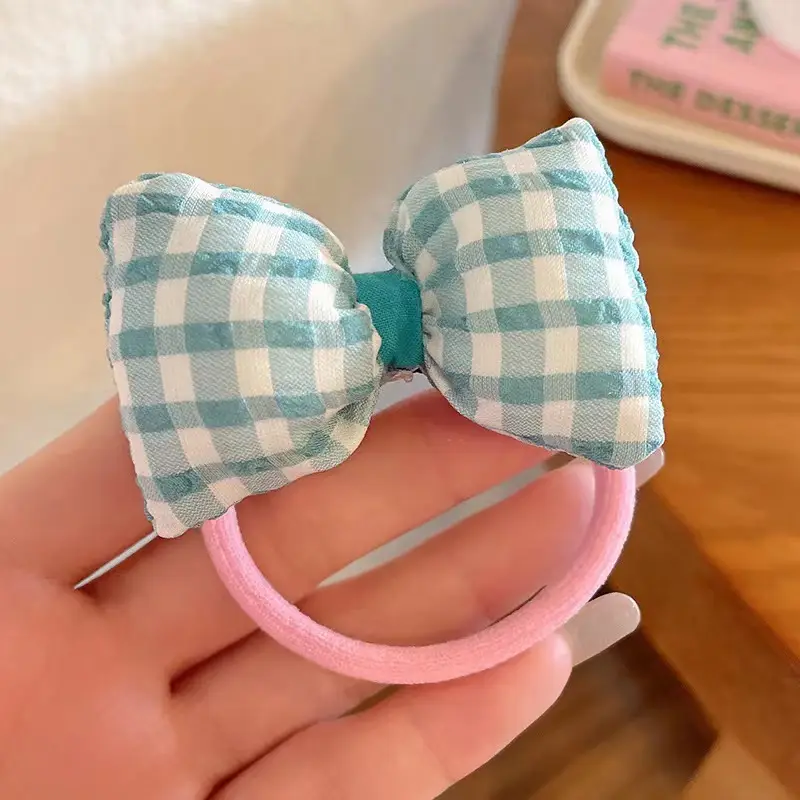 Cute Flower Plaid Hair Band for Girls Kids - Image 23