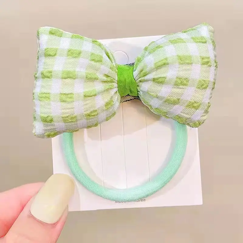 Cute Flower Plaid Hair Band for Girls Kids - Image 29
