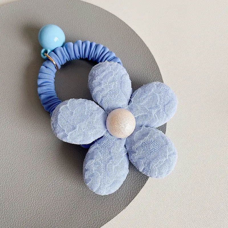 Cute Flower Plaid Hair Band for Girls Kids - Image 32