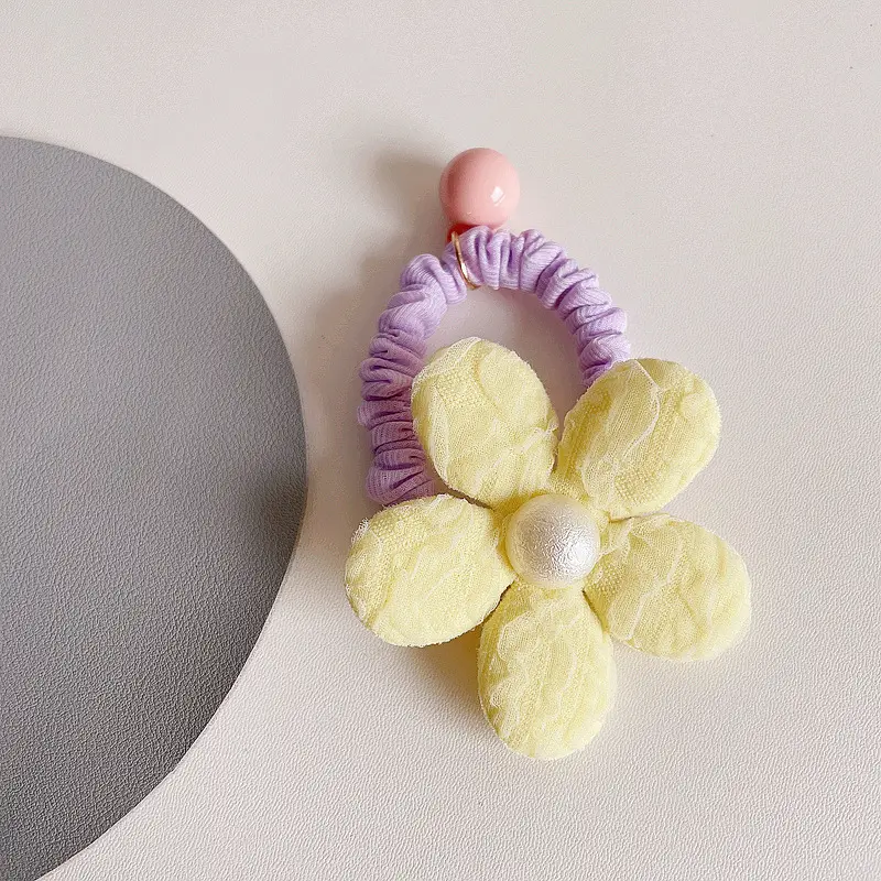 Cute Flower Plaid Hair Band for Girls Kids - Image 34