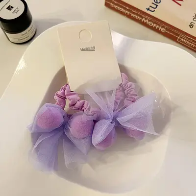 Cute Flower Plaid Hair Band for Girls Kids - Image 38