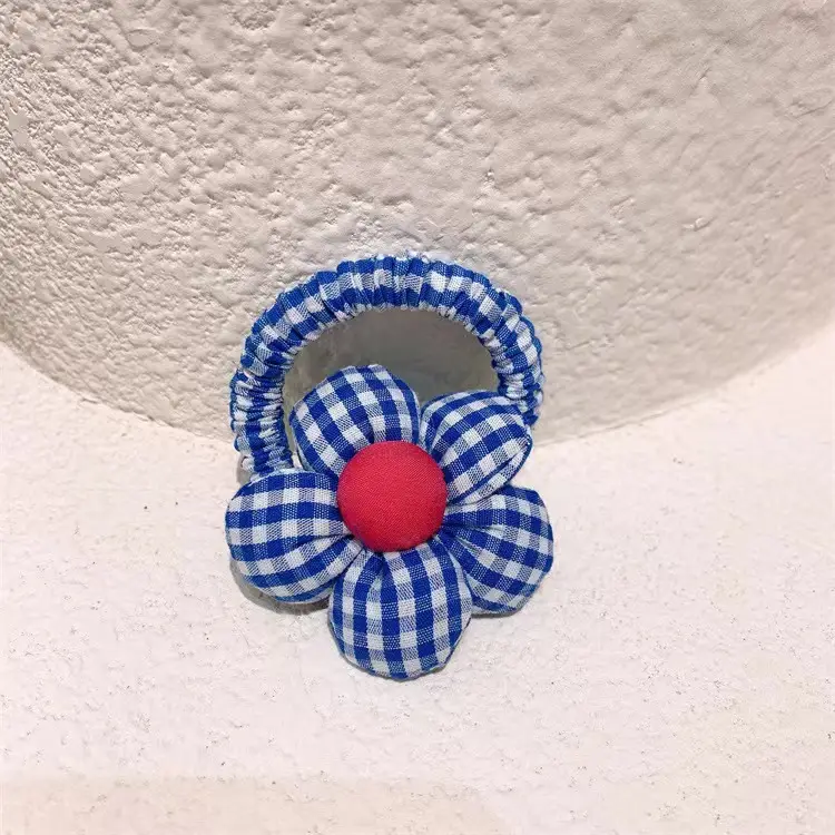 Cute Flower Plaid Hair Band for Girls Kids - Image 41
