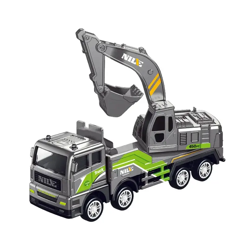 Inertia Alloy Toy Trucks for Kids Engineering & Mixing - Image 9