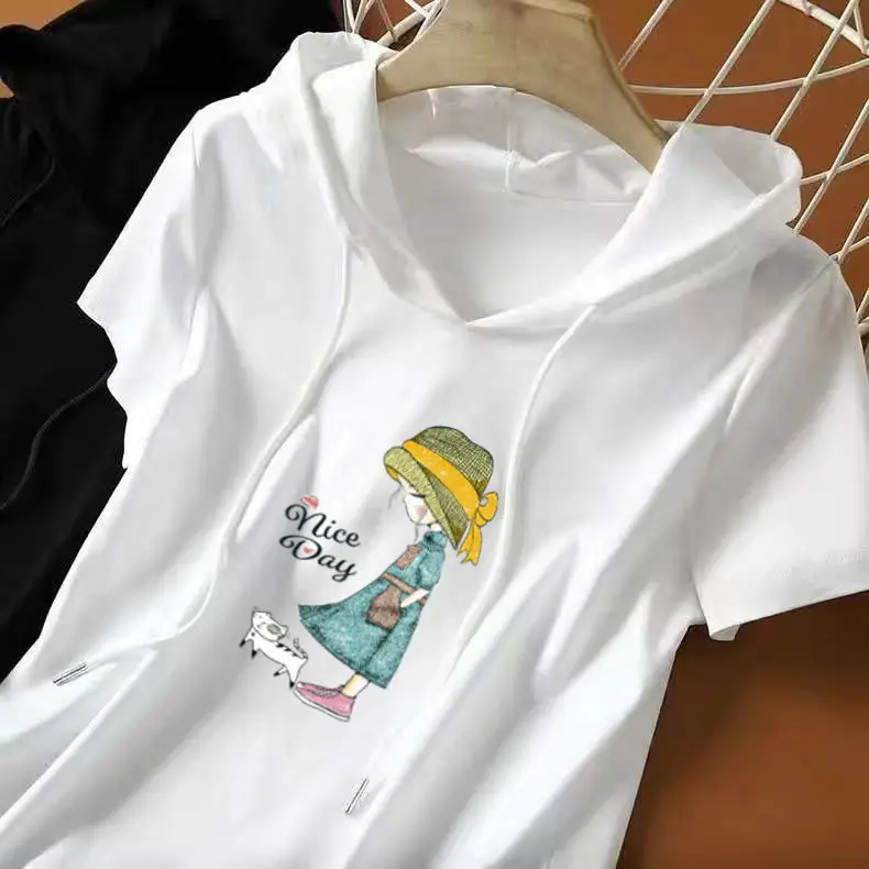 Women White Butterfly Hooded Sweatshirt Plus Size 2025 — feature 21