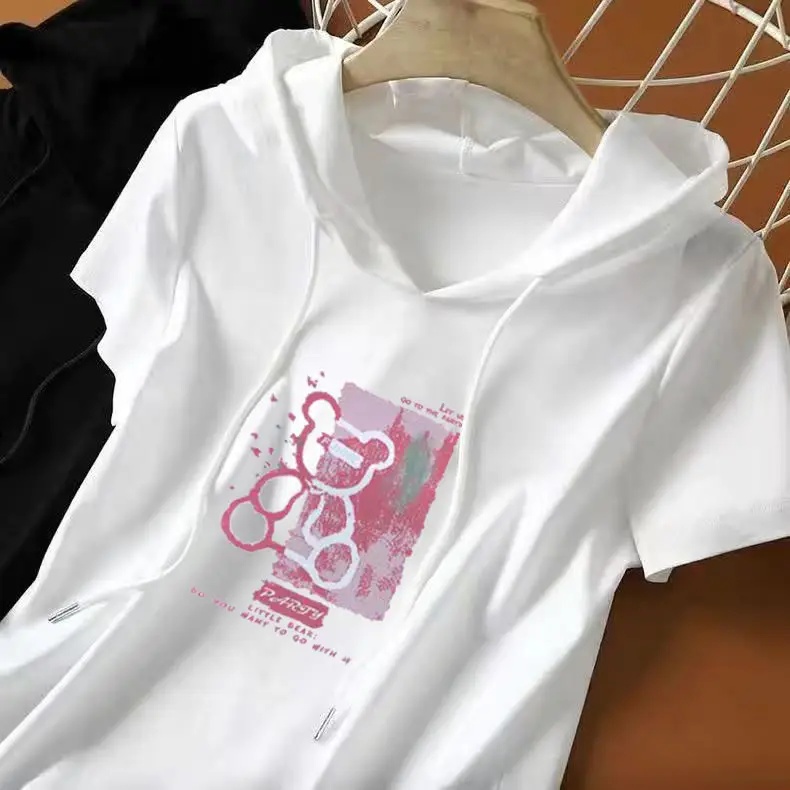 Women White Butterfly Hooded Sweatshirt Plus Size 2025 - Image 8