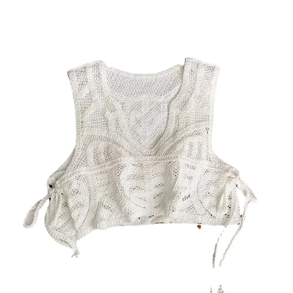 New V-neck Knitted V-Neck Vest Women's Elegant Stacked Top - Image 28