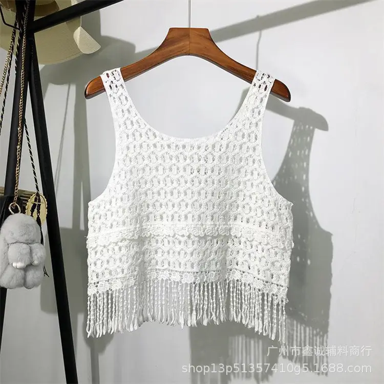 New V-neck Knitted V-Neck Vest Women's Elegant Stacked Top - Image 16