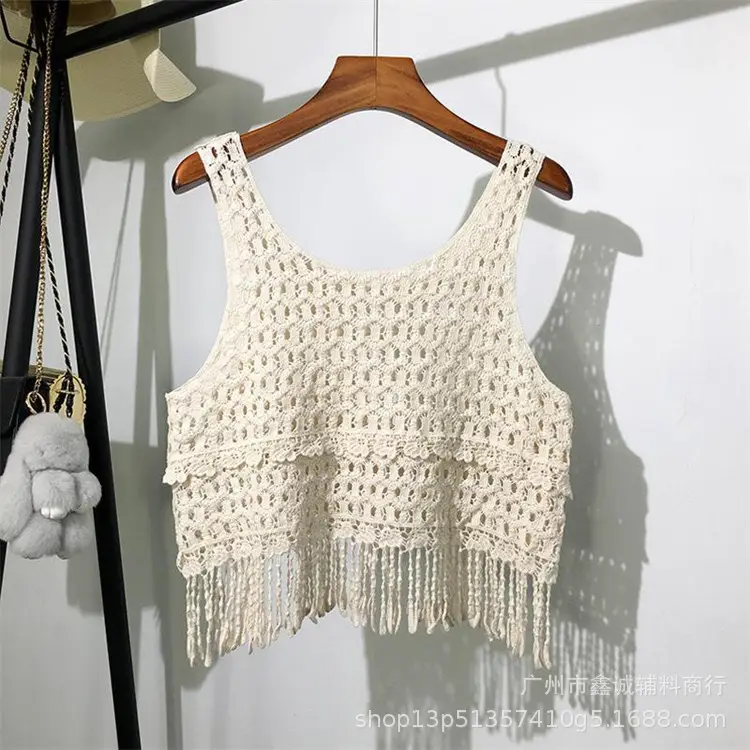 New V-neck Knitted V-Neck Vest Women's Elegant Stacked Top - Image 17