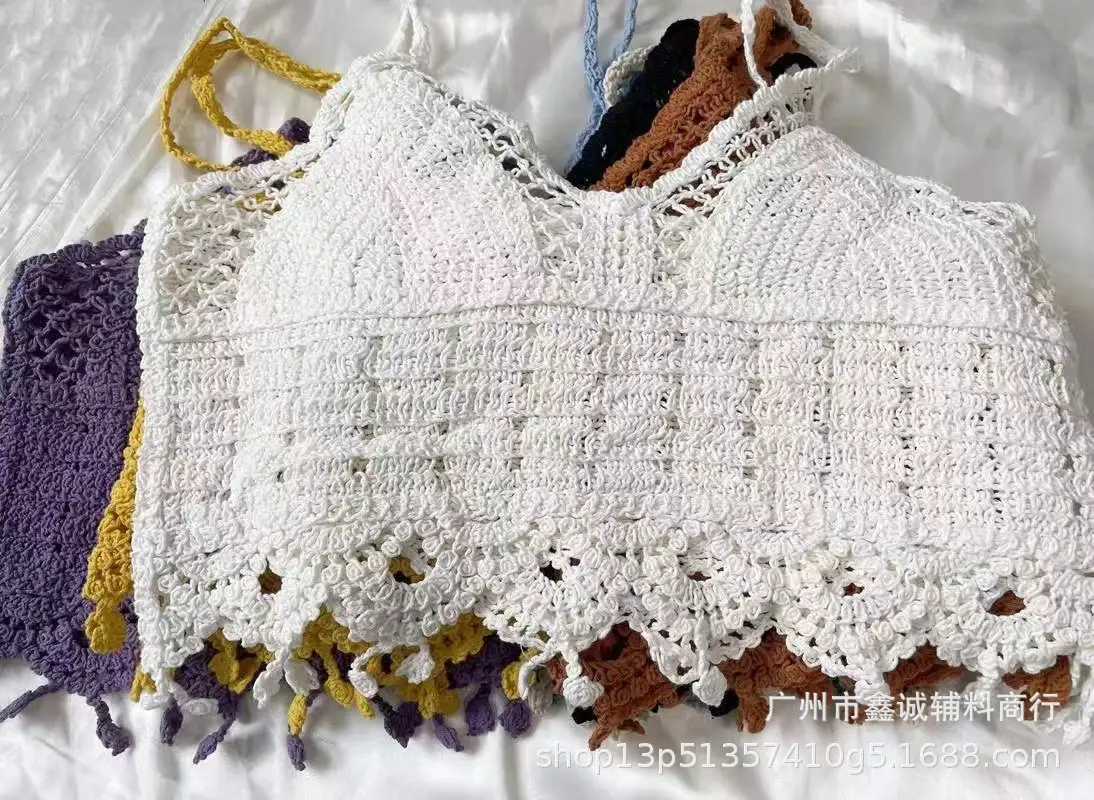 New V-neck Knitted V-Neck Vest Women's Elegant Stacked Top - Image 3