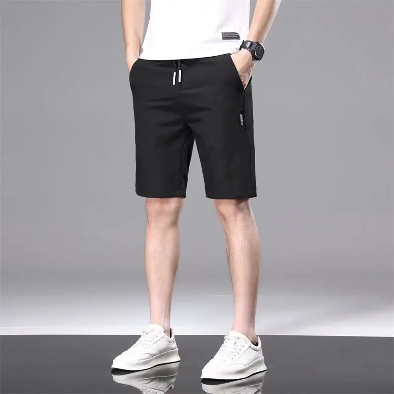 Men Ice Silk Slim Fit Pants 2022 Summer - Image 5
