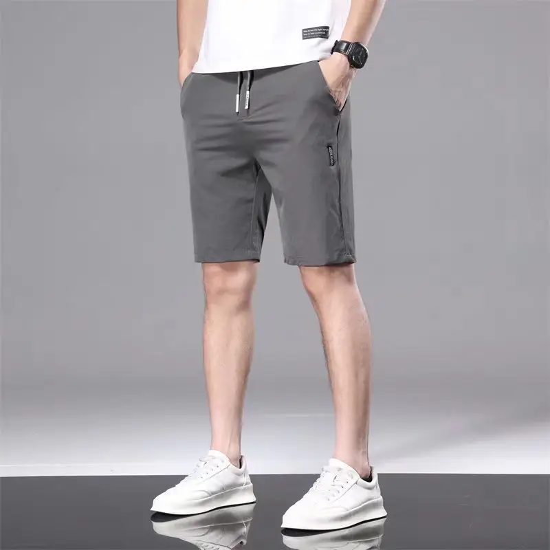 Men Ice Silk Slim Fit Pants 2022 Summer - Image 6