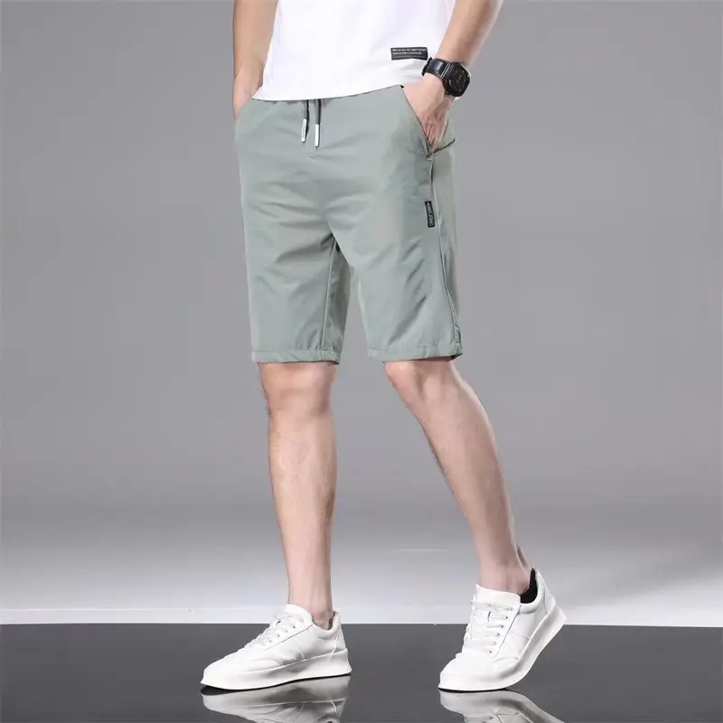 Men Ice Silk Slim Fit Pants 2022 Summer - Image 8