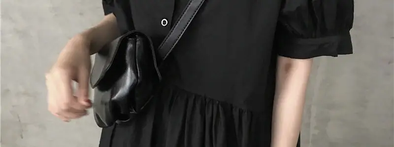 2023 Black Loose Western Dress Plus Size Fat Sister Cover — feature 18