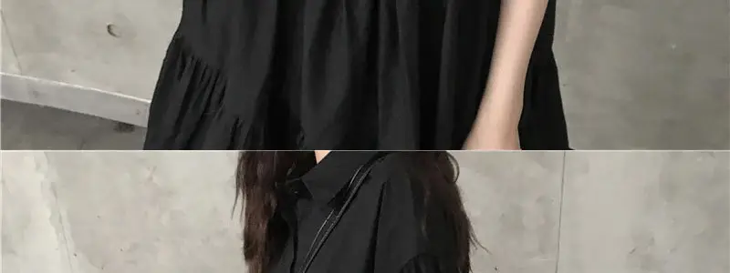 2023 Black Loose Western Dress Plus Size Fat Sister Cover — feature 19