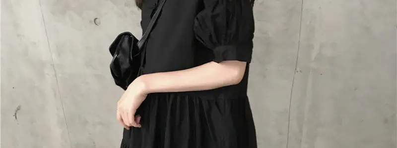 2023 Black Loose Western Dress Plus Size Fat Sister Cover — feature 20
